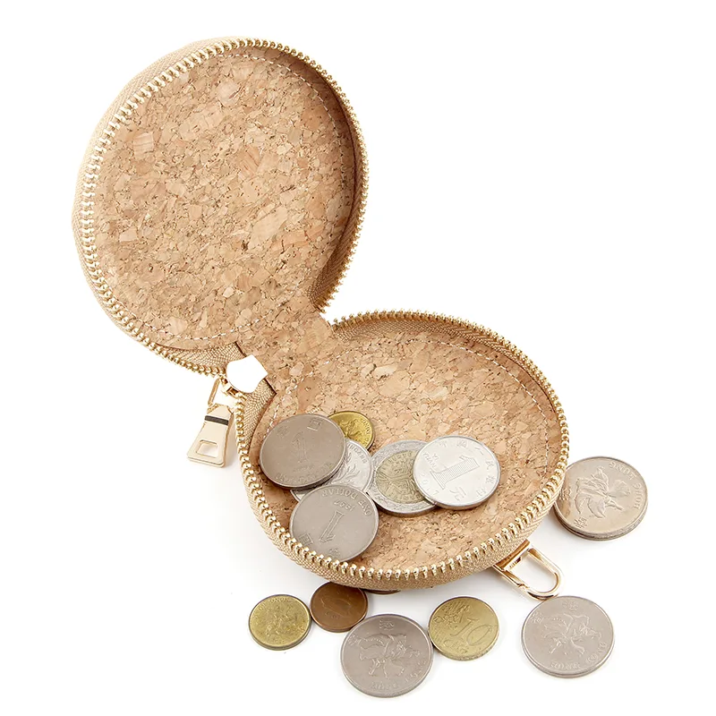 Vintage Texture Multi-card Soft Cork Purse